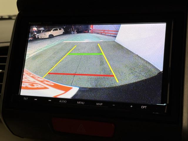 N-BOX G・Lパッケージ 保証付き 修復歴無 ETC Bカメラ 両PSD フルセグナビ BT DVD CD ESC Pスタート アイドリングストップ ステリモ AAC スマートキー 社外14インチAW 電格ミラー レベライザー(8枚目)