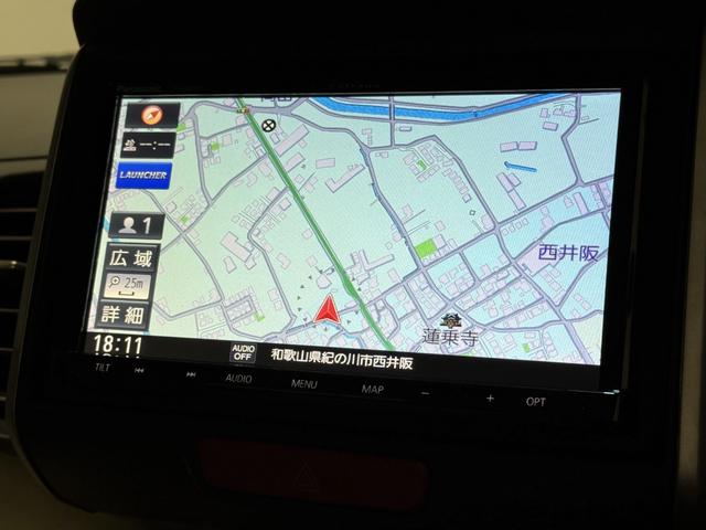 N-BOX G・Lパッケージ 保証付き 修復歴無 ETC Bカメラ 両PSD フルセグナビ BT DVD CD ESC Pスタート アイドリングストップ ステリモ AAC スマートキー 社外14インチAW 電格ミラー レベライザー(66枚目)