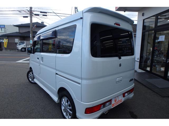 エブリイワゴン PZターボスペシャル 純正SDナビ Rカメラ 前後ドラレコ ETC シートカバー オーバーヘッドコンソール 衝突軽減ブレーキ 車線逸脱警報 横滑り防止装置 両側パワースライドドア 左側オートステップ フォグランプ(12枚目)