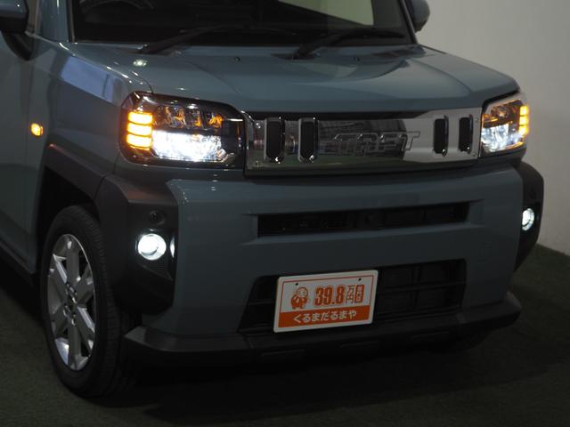 タフト Ｇ　保証付　修復歴無　ＥＴＣ　全方位Ｍ　ガラスルーフ　シートＨ　ＤＡ　フルセグＴＶ　ＢＴ　ＬＥＤオートライト／フォグ　ルーフレール　衝突被害軽減Ｂ　ＥＳＣ　クリソナ　電動Ｐブレーキ　ステリモ　純正１５ＡＷ（18枚目）