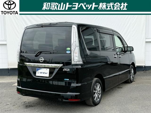 セレナ ハイウェイスタークロスギア 4WD ワンセグ メモリーナビ DVD再生 ミュージックプレイヤー接続可 バックカメラ ETC 両側電動スライド LEDヘッドランプ ウオークスルー 乗車定員8人 ワンオーナー アイドリングストップ(3枚目)