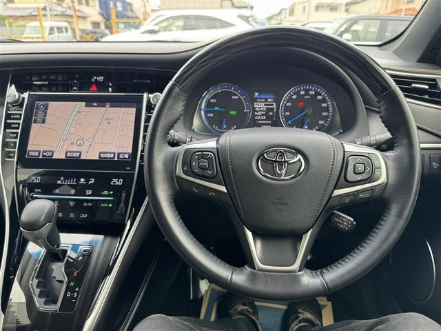 ハリアーハイブリッド プレミアム　４ＷＤ　フルセグ　メモリーナビ　ＤＶＤ再生　ミュージックプレイヤー接続可　バックカメラ　衝突被害軽減システム　ＥＴＣ　ＬＥＤヘッドランプ　ワンオーナー（11枚目）