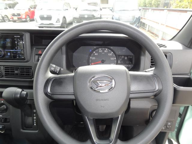 ハイゼットカーゴ クルーズ　サポカーＳワイド適合　Ｂカメラ　エアコン　アクセサリーソケット　Ｐスタート　スマートインナーミラー　コーナーセンサー　横滑り防止機能　誤発進抑制機能　電動格納ミラー　パワーウインドウ　キーフリー（13枚目）