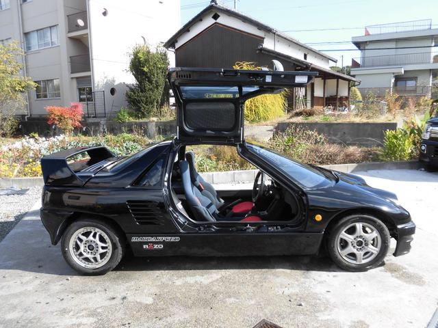 マツダスピードバージョン　生産台数４４００台　絶版車　ＡＺ１　ミッドシップ　Ｆ６Ａ型３気筒ＤＯＨＣターボ　ＡＺ１　１９９４年生産終了　ガルウイング　ターボ　１９９０年代　ＡＢＣ　ビート　カプチーノ　ガルウイング(17枚目)