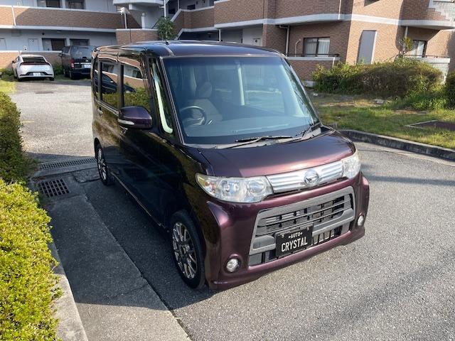 タント カスタムＲＳ　禁煙車　ターボ　パナソニックメモリーナビ　フルセグＴＶ　バックカメラ　ＥＴＣ　　スマートキー　電格ドアミラー　アルミホイール　パワースライドドア（8枚目）