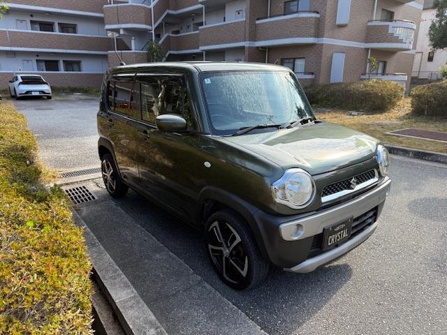 ハスラー Ｇ　禁煙車　５ＭＴ　メモリーナビ　フルセグＴＶ　Ｂｌｕｅｔｏｏｔｈ　外品アルミホイール　電動格納ドアミラー　キーレスエントリー（8枚目）