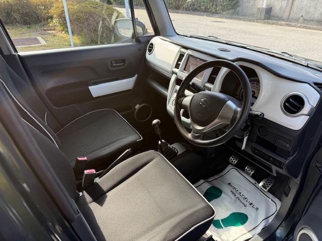 ハスラー Ｇ　禁煙車　５ＭＴ　メモリーナビ　フルセグＴＶ　Ｂｌｕｅｔｏｏｔｈ　外品アルミホイール　電動格納ドアミラー　キーレスエントリー（17枚目）