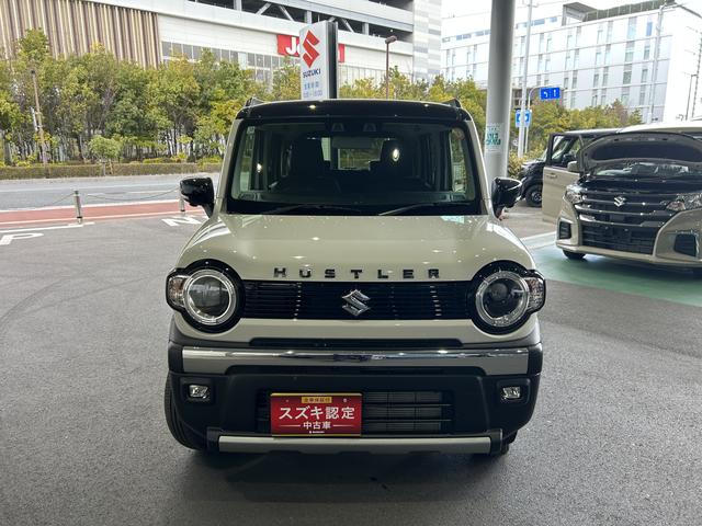 ハスラー タフワイルドターボ　３型　全方位カメラ付ナビ　スズキコネクト　前後衝突被害軽減ブレーキ　全方位モニター付ナビ　キーレスプッシュスタート　オートライト　アダプティブクルーズコントロール　オートＡＣ　パドルシフト　シートヒーター　スズキコネクト（5枚目）