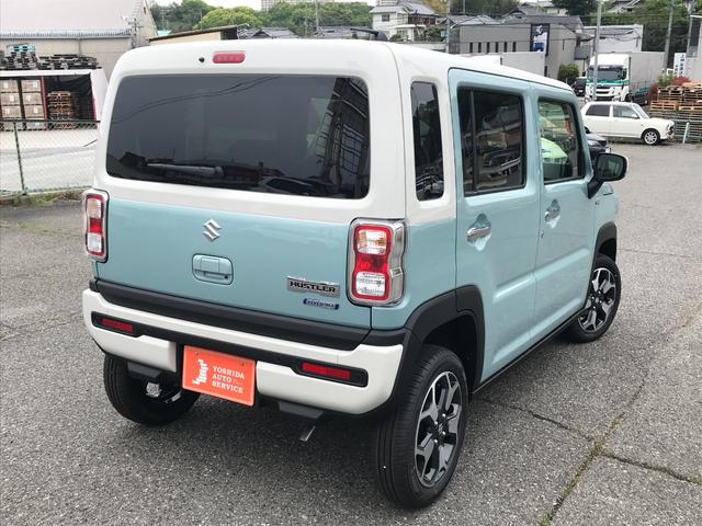 ハスラー ハイブリッドＸ　軽自動車　届出済未使用車　衝突被害軽減ブレーキ　アダプティブクルーズコントロール　アイドリングストップ　アルミホイール　シートヒーター　スマートキー　オートマチックハイビーム　パワーステアリング（6枚目）