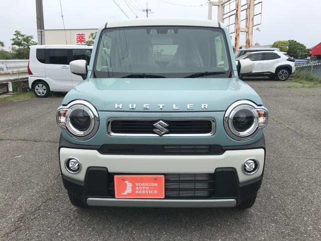 ハスラー ハイブリッドＸ　軽自動車　届出済未使用車　衝突被害軽減ブレーキ　アダプティブクルーズコントロール　アイドリングストップ　アルミホイール　シートヒーター　スマートキー　オートマチックハイビーム　パワーステアリング（7枚目）