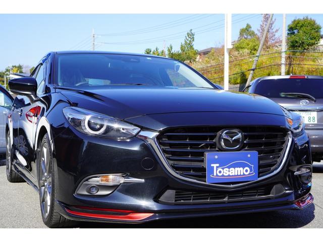 22XD Lパッケージ 1オーナー/黒革シート/MAZDASPEEDエアロ/SR/AUTOEXEローダウン/純正18インチAW/Revierマフラーカッター/Pivotブースト計/LEDライト/スマートキー/シートヒーター(6枚目)