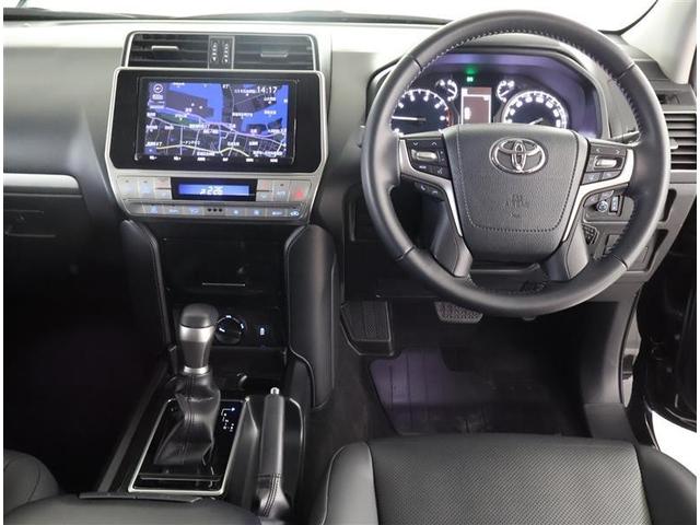 ランドクルーザープラド ＴＸ　Ｌパッケージ　革シート　４ＷＤ　フルセグ　メモリーナビ　ＤＶＤ再生　バックカメラ　衝突被害軽減システム　ＥＴＣ　ＬＥＤヘッドランプ　ワンオーナー（4枚目）