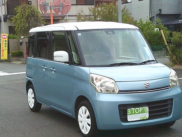 スペーシア Ｔ　ターボ　レーダーブレーキサポート　両側電動スライド　ＥＴＣ（4枚目）
