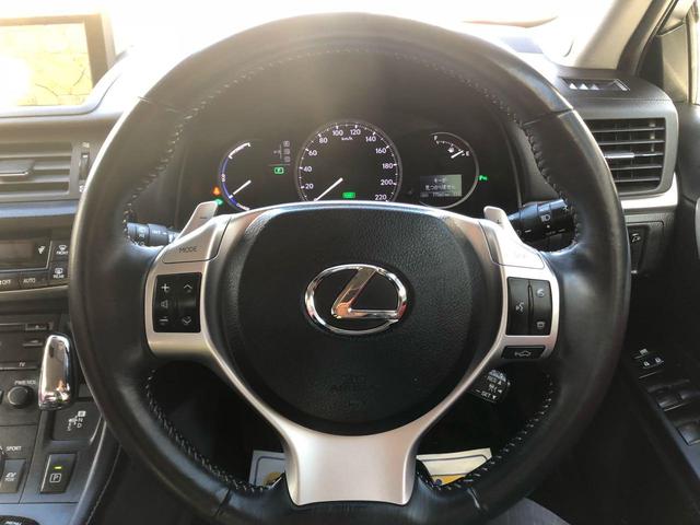 CT200h バージョンC スピンドル後期仕様 赤シート(10枚目)