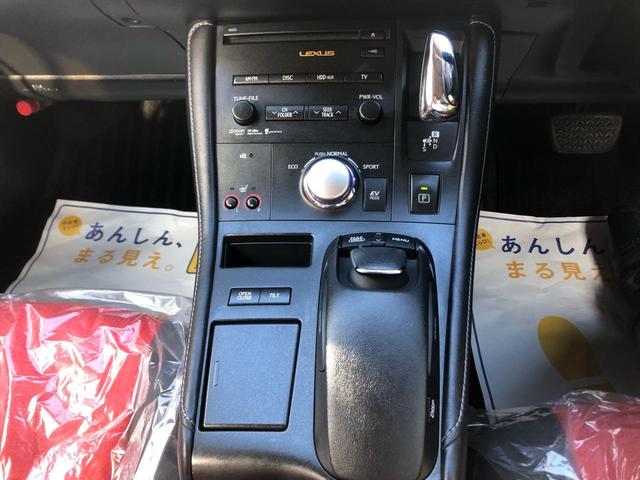 CT200h バージョンC スピンドル後期仕様 赤シート(17枚目)