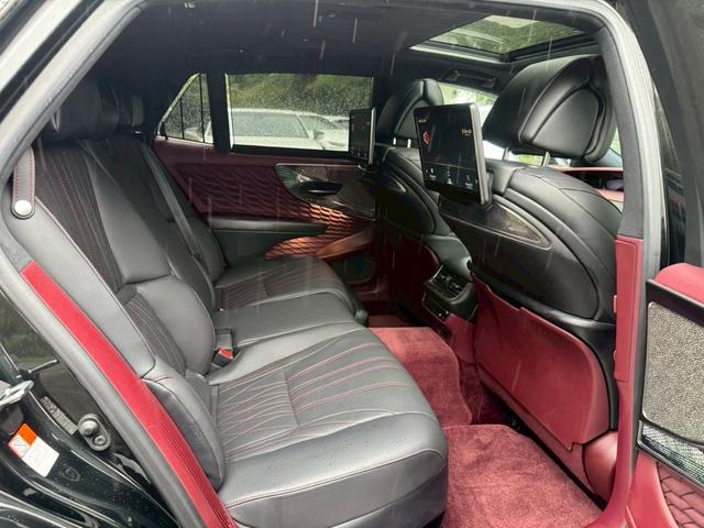 LS 500h エグゼクティブ マークレビンソン/サンルーフ/全周囲カメラ/衝突軽減/レーダークルーズコントロール/コーナーセンサー/HUD/BSM/ハンドルヒーター/シートヒーター・エアコン/パワーシート/後席モニター/ETC(58枚目)