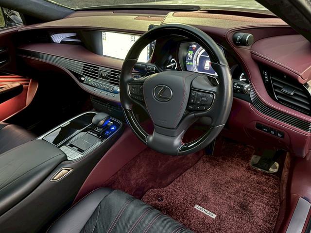 LS 500h エグゼクティブ /サンルーフ/マクレビ/BSM/HUD/デジタルインナーミラー/全周囲カメラ/衝突軽減/レーダークルーズ/レーンキープ/コーナーセンサー/パワーバックドア/シートヒータ・エアコン/パワーシート/ETC(39枚目)