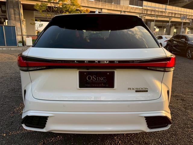 RX 500h Fスポーツパフォーマンス 現行/アドバンスドドライブ/サンルーフ/衝突軽減/全周囲カメラ/レーダークルーズコントロール/コーナーセンサー/BSM/ハンドルヒーター/電動リアゲート/シートヒーター・エアコン/パワーシート/ETC(34枚目)