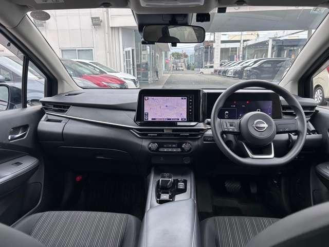 ノート Ｘ　ＬＥＤライト　９インチワイドナビＴＶ　バックカメラ　ＥＴＣ　前＋車室内ドラレコ　インテリジェントキー　当社新車元試乗車　新車保証継承　日産プレミアム認定中古車保証２４ヶ月（3枚目）