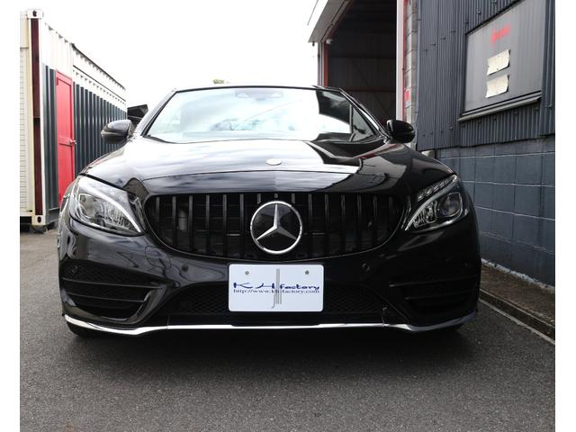 Cクラス C180カブリオレスポーツ レザーエクスクルーシブパッケージ レッドソフトトップ 赤レザーシート AMG19インチアルミ ブラインドスポットモニター LEDヘッドライト パドルシフト(9枚目)