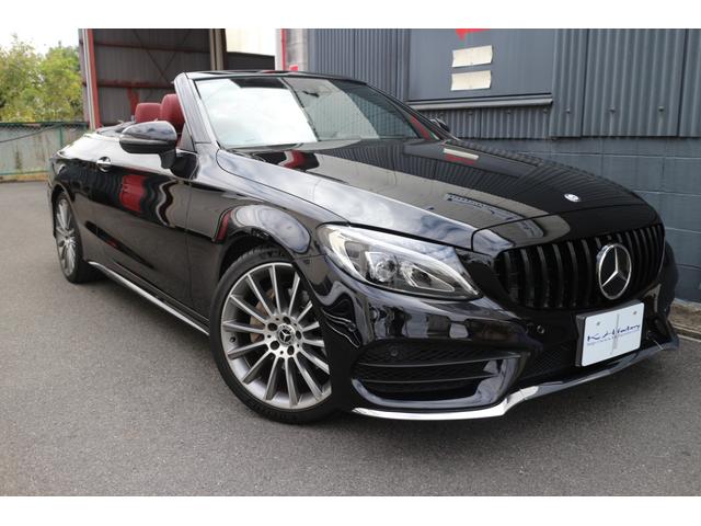 Cクラス C180カブリオレスポーツ レザーエクスクルーシブパッケージ レッドソフトトップ 赤レザーシート AMG19インチアルミ ブラインドスポットモニター LEDヘッドライト パドルシフト(47枚目)