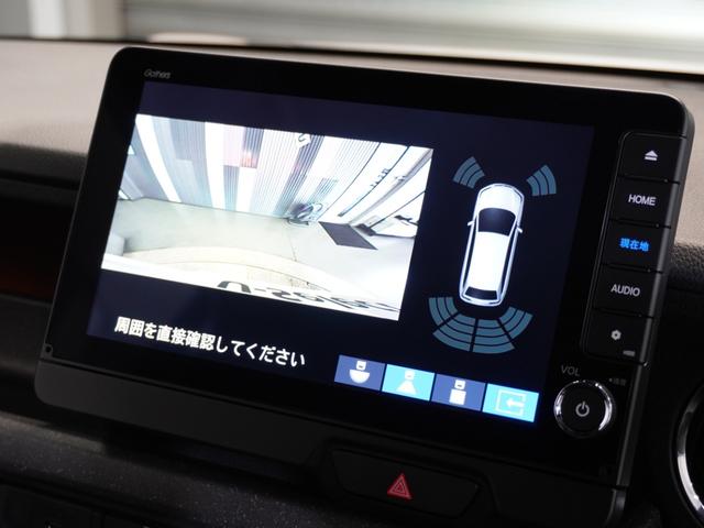 N-BOXカスタム ターボ 元当社デモカー 9型コネクトナビ 衝突軽減ブレーキ 急アクセル抑制機能 ナビ連動ドラレコ Pセンサー サイド&カーテンAB 両側PSD シートヒーター 電子パーキング ブレーキホールド ETC(3枚目)