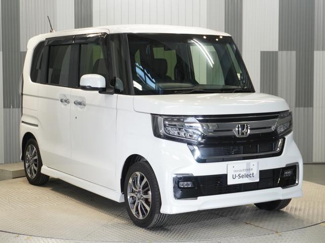 N-BOXカスタム L 渋滞追従 シートヒーター リアカメラ リア障害物センサー ETC 左側電動スライド 衝突軽減ブレーキ ディスプレイオーディオ オートリトラミラー ワンセグTV CD ワンオーナー 禁煙車(7枚目)