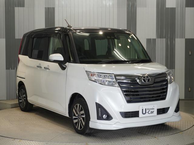 ルーミー カスタムＧ　７型純正ナビ　フルセグ　ＣＤ録音機能　純正ドライブレコーダー　衝突回避支援ブレーキ（スマートアシストＩＩＩ　誤発信抑制機能（前後）ＬＥＤヘッドライト　オートハイトビーム（8枚目）