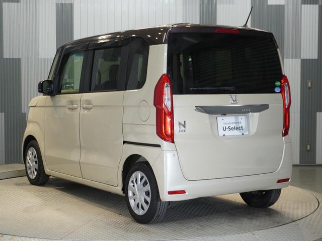 Ｎ－ＢＯＸ Ｇ・ＥＸターボホンダセンシング　ツートンカラー　純正ナビ　ドラレコ　リアカメラ　両側電動スライドドア　助手席スーパースライドシート　ＥＴＣ　ＬＥＤオートライト　オートハイビーム　衝突軽減ブレーキ　パドルシフト　革巻ハンドル（8枚目）
