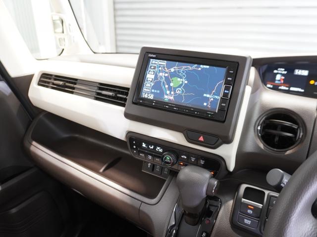 N-BOX L タイヤ4本交換 純正ナビ 渋滞追従 シートヒーター リアカメラ ETC リア障害物センサー 左側電動スライドドア ブルートゥース CD録音機能 LEDオートライト オートハイビーム ワンオーナー(34枚目)