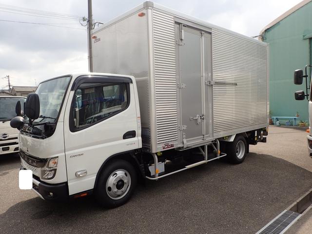 キャンター 液晶メーター 2t 標準ロング アルミバン 跳ね上げPG(2枚目)