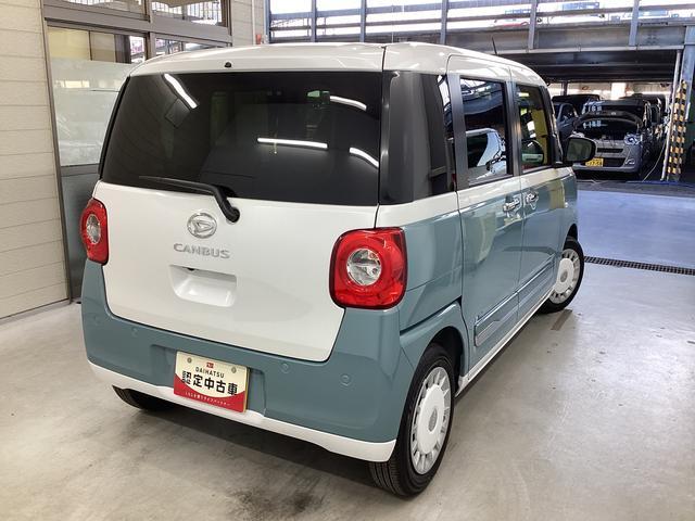 ムーヴキャンバス ストライプスＧ　衝突被害軽減ブレーキ　横滑り防止装置　オートマチックハイビーム　アイドリングストップ　ステアリングスイッチ　オートライト　キーフリーシステム　オートエアコン　ナビ　ドラレコ　ＥＴＣ　マット（9枚目）