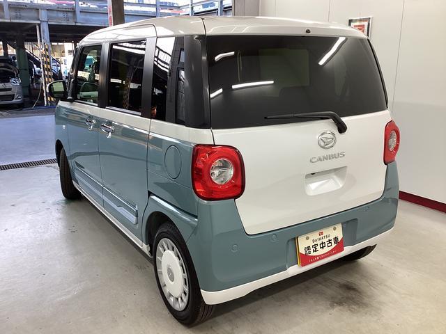 ムーヴキャンバス ストライプスＧ　衝突被害軽減ブレーキ　横滑り防止装置　オートマチックハイビーム　アイドリングストップ　ステアリングスイッチ　オートライト　キーフリーシステム　オートエアコン　ナビ　ドラレコ　ＥＴＣ　マット（10枚目）