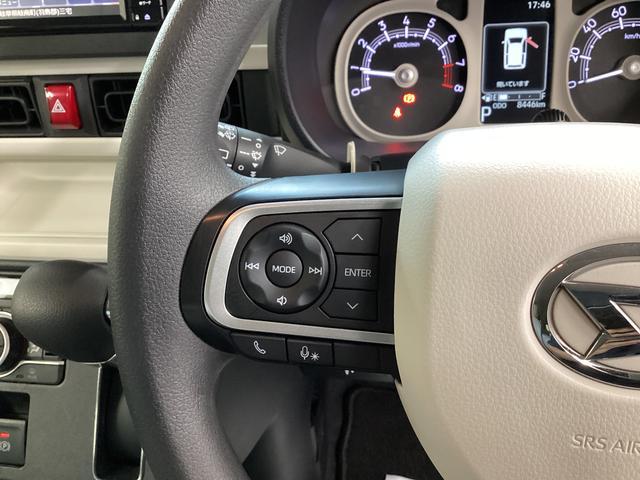 ムーヴキャンバス ストライプスＧ　衝突被害軽減ブレーキ　横滑り防止装置　オートマチックハイビーム　アイドリングストップ　ステアリングスイッチ　オートライト　キーフリーシステム　オートエアコン　ナビ　ドラレコ　ＥＴＣ　マット（30枚目）