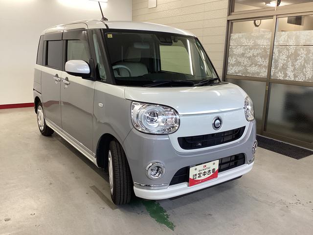 ムーヴキャンバス Ｇメイクアップリミテッド　ＳＡＩＩＩ　衝突被害軽減ブレーキ　横滑り防止装置　４ＷＤ　オートマチックハイビーム　アイドリングストップ　ステアリングスイッチ　オートライト　キーフリーシステム　オートエアコン　ナビ　ドラレコ　ＥＴＣ　マット（6枚目）