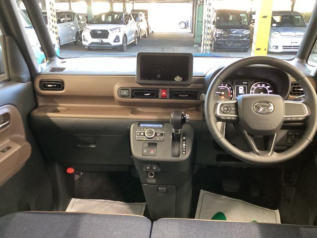 ムーヴキャンバス セオリーＧ　衝突被害軽減ブレーキ　横滑り防止装置　オートマチックハイビーム　アイドリングストップ　ステアリングスイッチ　オートライト　キーフリーシステム　オートエアコン　マット　バイザー　パノラマカメラ（16枚目）