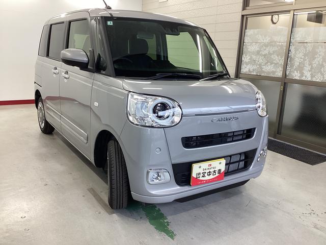 ムーヴキャンバス セオリーＧ　衝突被害軽減ブレーキ　横滑り防止装置　４ＷＤ　オートハイビーム　アイドリングストップ　ステアリングスイッチ　オートライト　キーフリーシステム　オートエアコン　パノラマカメラ（6枚目）