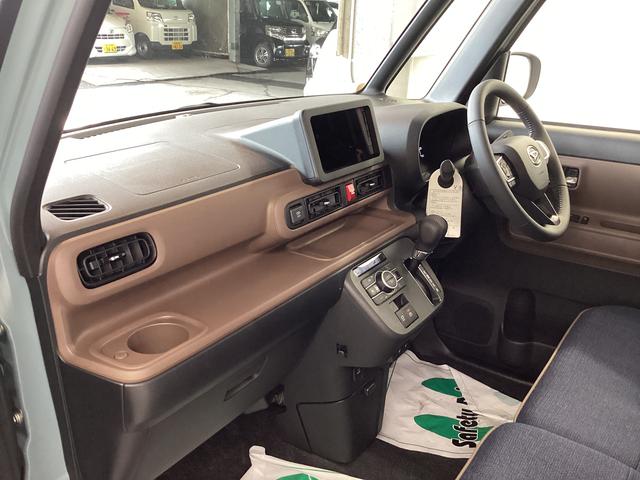 ムーヴキャンバス セオリーG 衝突被害軽減ブレーキ 横滑り防止装置 4WD オートハイビーム アイドリングストップ ステアリングスイッチ オートライト キーフリーシステム オートエアコン パノラマカメラ(12枚目)