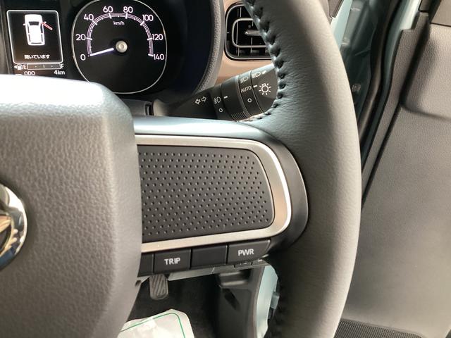 ムーヴキャンバス セオリーG 衝突被害軽減ブレーキ 横滑り防止装置 4WD オートハイビーム アイドリングストップ ステアリングスイッチ オートライト キーフリーシステム オートエアコン パノラマカメラ(29枚目)