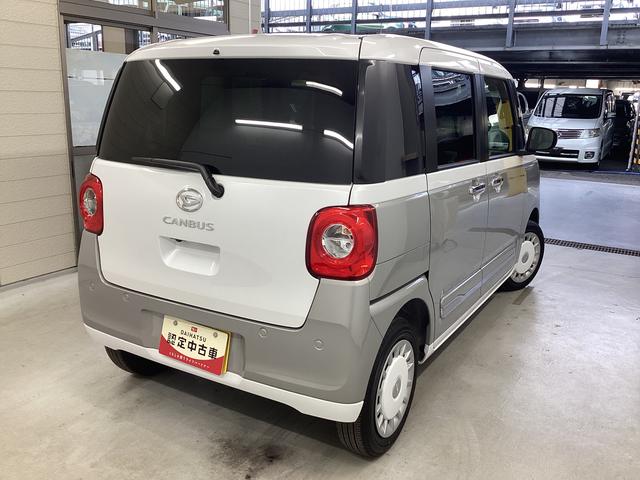 ムーヴキャンバス ストライプスＧ　衝突被害軽減ブレーキ　横滑り防止装置　４ＷＤ　オートハイビーム　アイドリングストップ　ステアリングスイッチ　オートライト　キーフリー　オートエアコン　ナビ　パノラマカメラ　ドラレコ　ＥＴＣ　マット（8枚目）