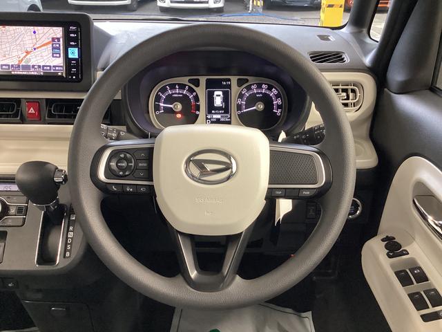 ムーヴキャンバス ストライプスＧ　衝突被害軽減ブレーキ　横滑り防止装置　４ＷＤ　オートハイビーム　アイドリングストップ　ステアリングスイッチ　オートライト　キーフリー　オートエアコン　ナビ　パノラマカメラ　ドラレコ　ＥＴＣ　マット（27枚目）