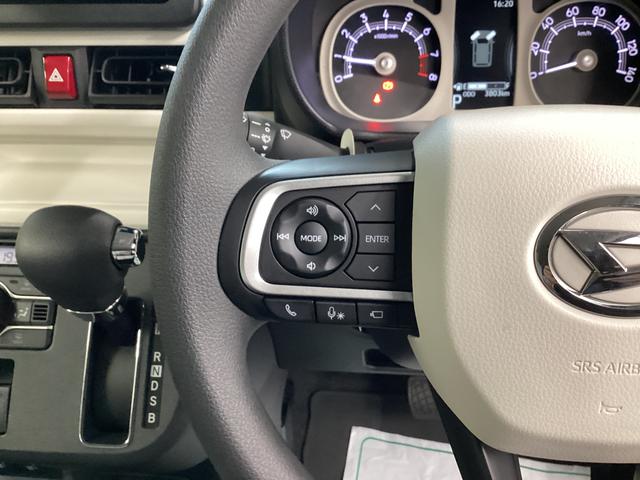 ムーヴキャンバス ストライプスＧ　衝突被害軽減ブレーキ　横滑り防止装置　４ＷＤ　オートハイビーム　アイドリングストップ　ステアリングスイッチ　オートライト　キーフリー　オートエアコン　ナビ　パノラマカメラ　ドラレコ　ＥＴＣ　マット（28枚目）