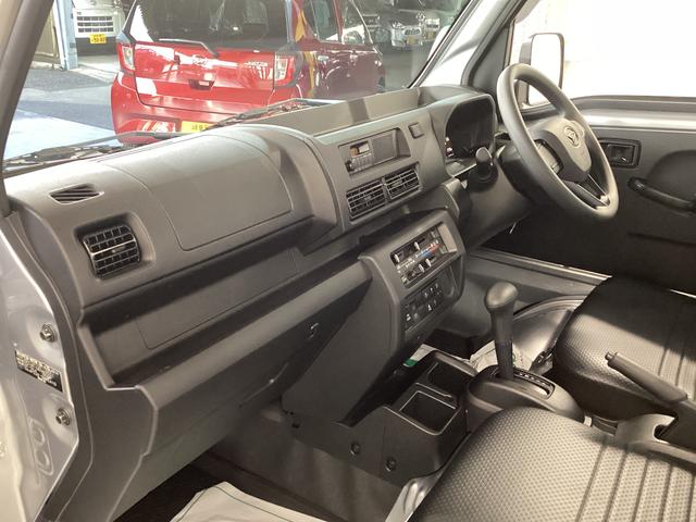 ハイゼットトラック スタンダード　衝突被害軽減ブレーキ　横滑り防止装置　４ＷＤ　ＣＶＴ　エアコン　パワステ　ラジオ　オートハイビーム　アイドリングストップ　オートライト　マット　バイザー（12枚目）