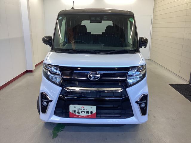 タント カスタムＲＳ　衝突被害軽減ブレーキ　横滑り防止装置　オートハイビーム　アイドリングストップ　ステアリングスイッチ　オートライト　キーフリー　オートエアコン　ナビ　ドラレコ　パノラマカメラ　ＥＴＣ　マット　バイザー（2枚目）