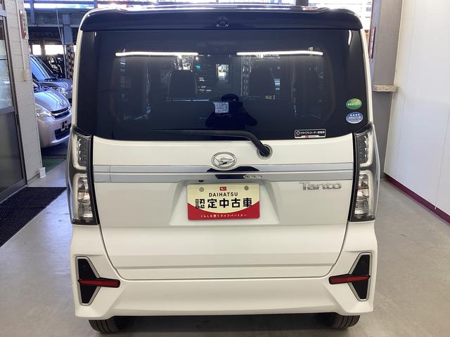 タント カスタムＲＳ　衝突被害軽減ブレーキ　横滑り防止装置　オートハイビーム　アイドリングストップ　ステアリングスイッチ　オートライト　キーフリー　オートエアコン　ナビ　ドラレコ　パノラマカメラ　ＥＴＣ　マット　バイザー（3枚目）