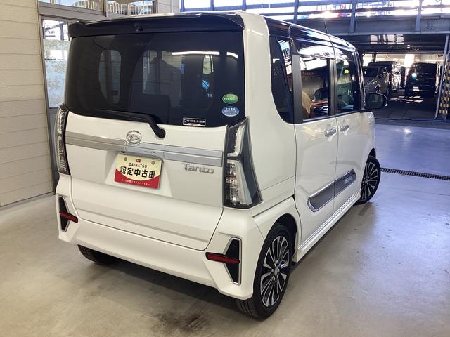 タント カスタムＲＳ　衝突被害軽減ブレーキ　横滑り防止装置　オートハイビーム　アイドリングストップ　ステアリングスイッチ　オートライト　キーフリー　オートエアコン　ナビ　ドラレコ　パノラマカメラ　ＥＴＣ　マット　バイザー（8枚目）