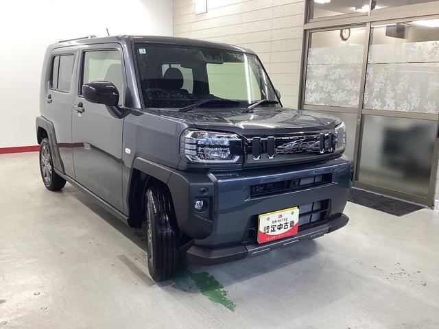 タフト Ｇ　ダーククロムベンチャー　衝突被害軽減ブレーキ　横滑り防止装置　オートハイビーム　アイドリングストップ　ステアリングスイッチ　オートライト　キーフリーシステム　オートエアコン　パノラマカメラ（6枚目）