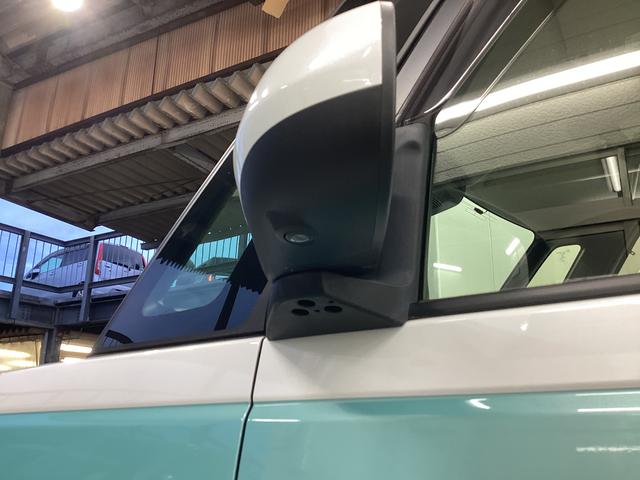 ムーヴキャンバス ストライプスＧ　衝突被害軽減ブレーキ　横滑り防止装置　オートハイビーム　アイドリングストップ　ステアリングスイッチ　オートライト　キーフリーシステム　オートエアコン　ナビ　ドラレコ　パノラマカメラ　マット　バイザー（22枚目）