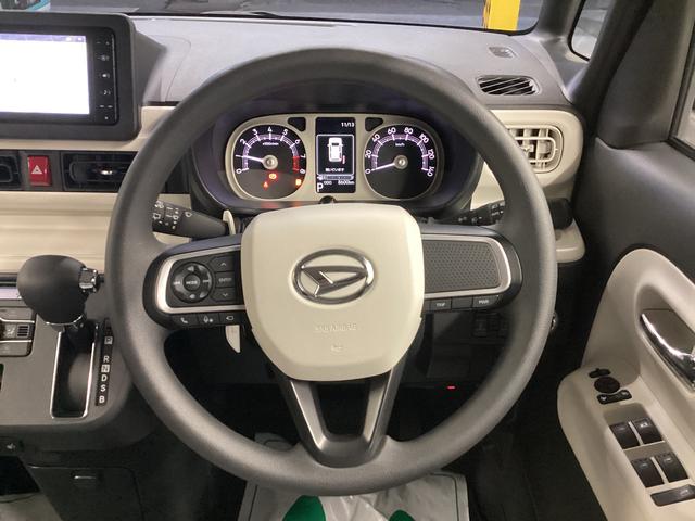 ムーヴキャンバス ストライプスＧ　衝突被害軽減ブレーキ　横滑り防止装置　オートハイビーム　アイドリングストップ　ステアリングスイッチ　オートライト　キーフリーシステム　オートエアコン　ナビ　ドラレコ　パノラマカメラ　マット　バイザー（27枚目）