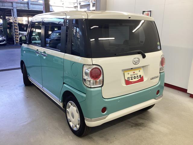 ムーヴキャンバス Xメイクアップリミテッド SAIII 衝突被害軽減ブレーキ 横滑り防止装置 オートハイビーム アイドリングストップ ステアリングスイッチ オートライト キーフリーシステム オートエアコン パノラマカメラ ETC マット バイザー(9枚目)